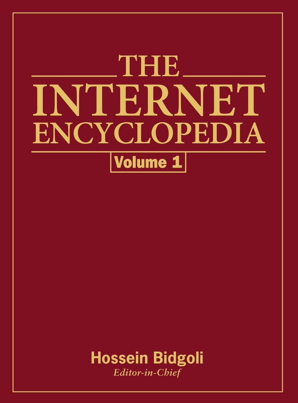 The Internet Encyclopedia (Volume 1),Used