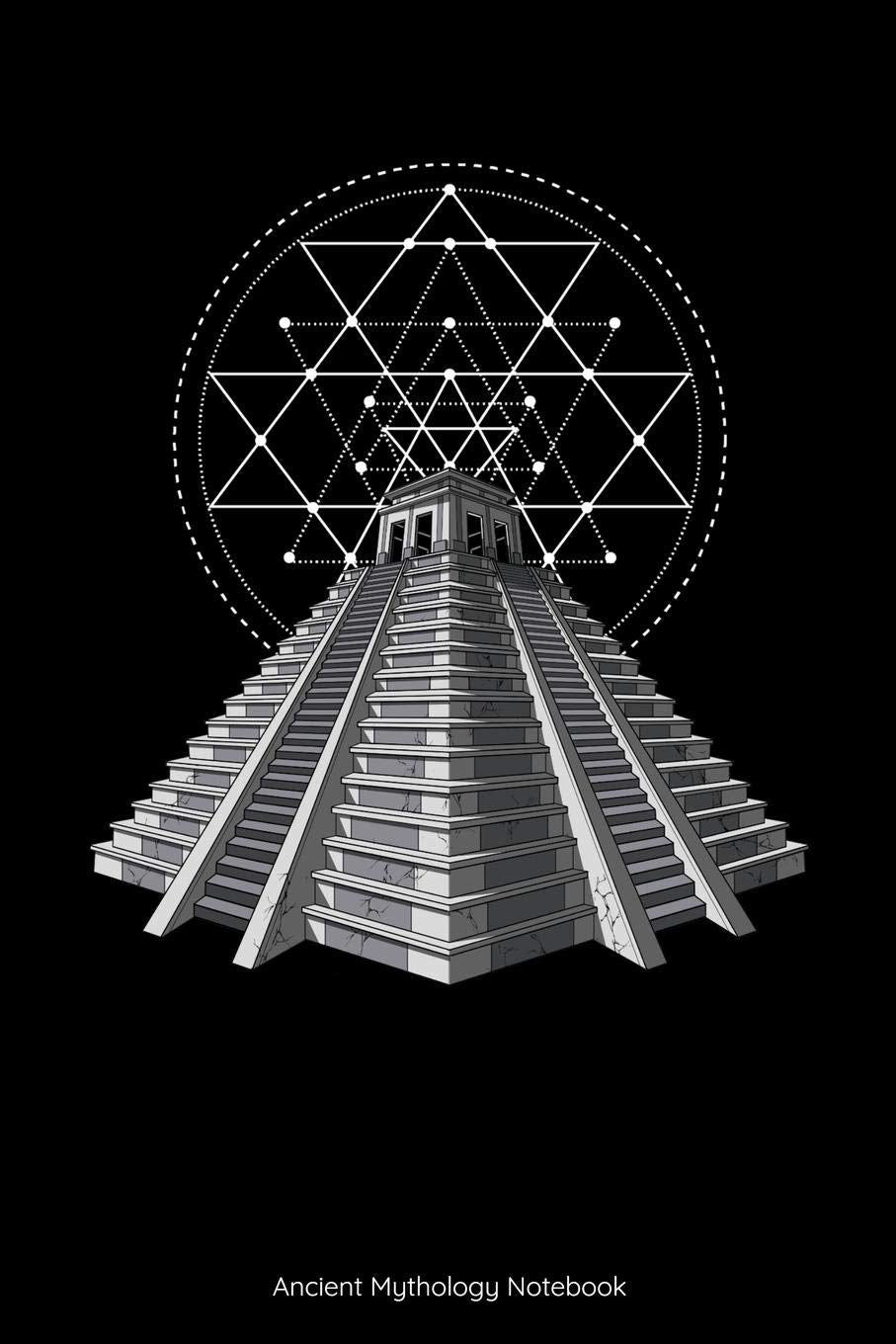 Ancient Mythology Notebook: Ancient Aztec Pyramid Notebook,Used