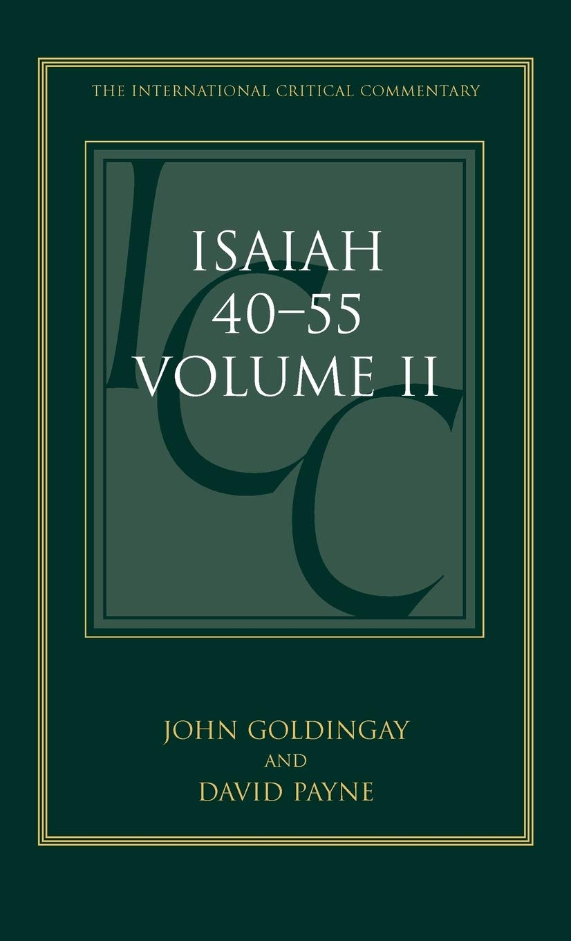 Isaiah 4055 Vol 2: A Critical And Exegetical Commentary (International Critical Commentary),Used
