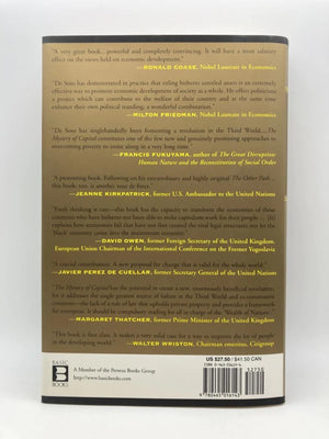 The Mystery Of Capital Why Capitalism Succeeds In The West And Fails Everywhere Else,New