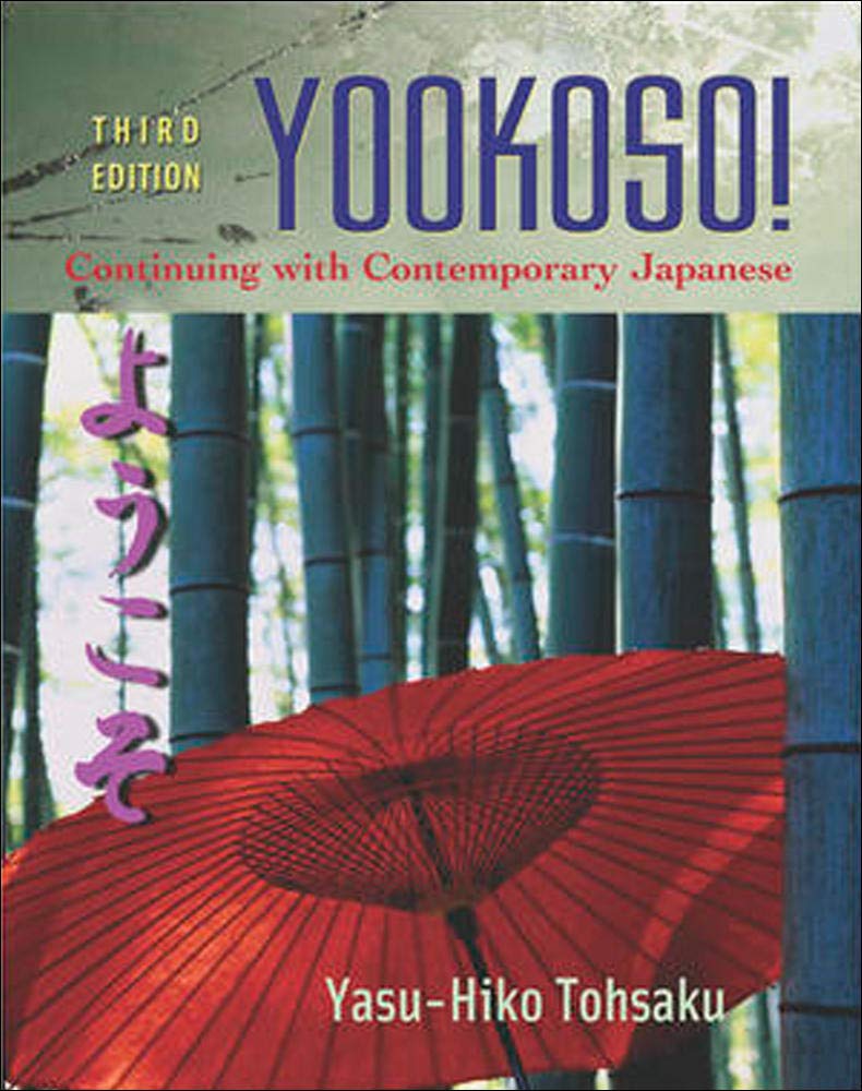 Workbook/Lab Manual to accompany Yookoso!: Continuing with Contemporary Japanese,New