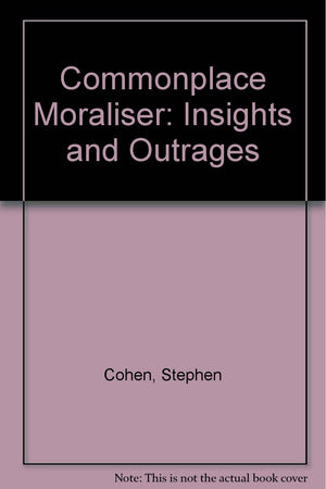 Commonplace Moraliser,Used