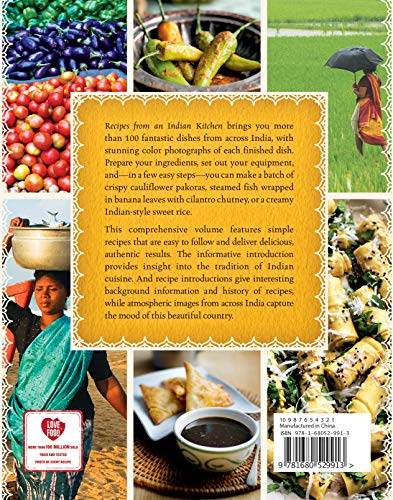Recipes from an Indian Kitchen Cookbook: Authentic Recipes from Across the Kitchens of India with over 100 Indian Recipes,Used