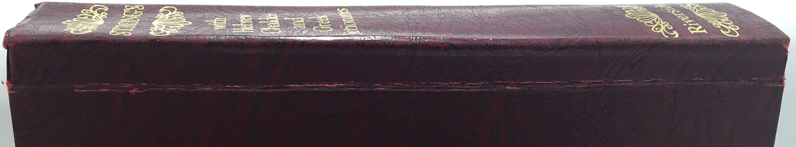 King James Version Strongs Concordance Rsc,Used