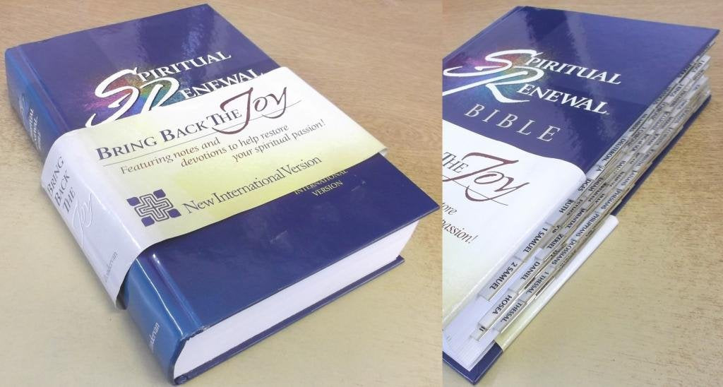 Spiritual Renewal Bible, Hardcover,Used