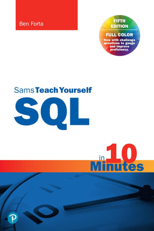 Sql In 10 Minutes A Day, Sams Teach Yourself-used
