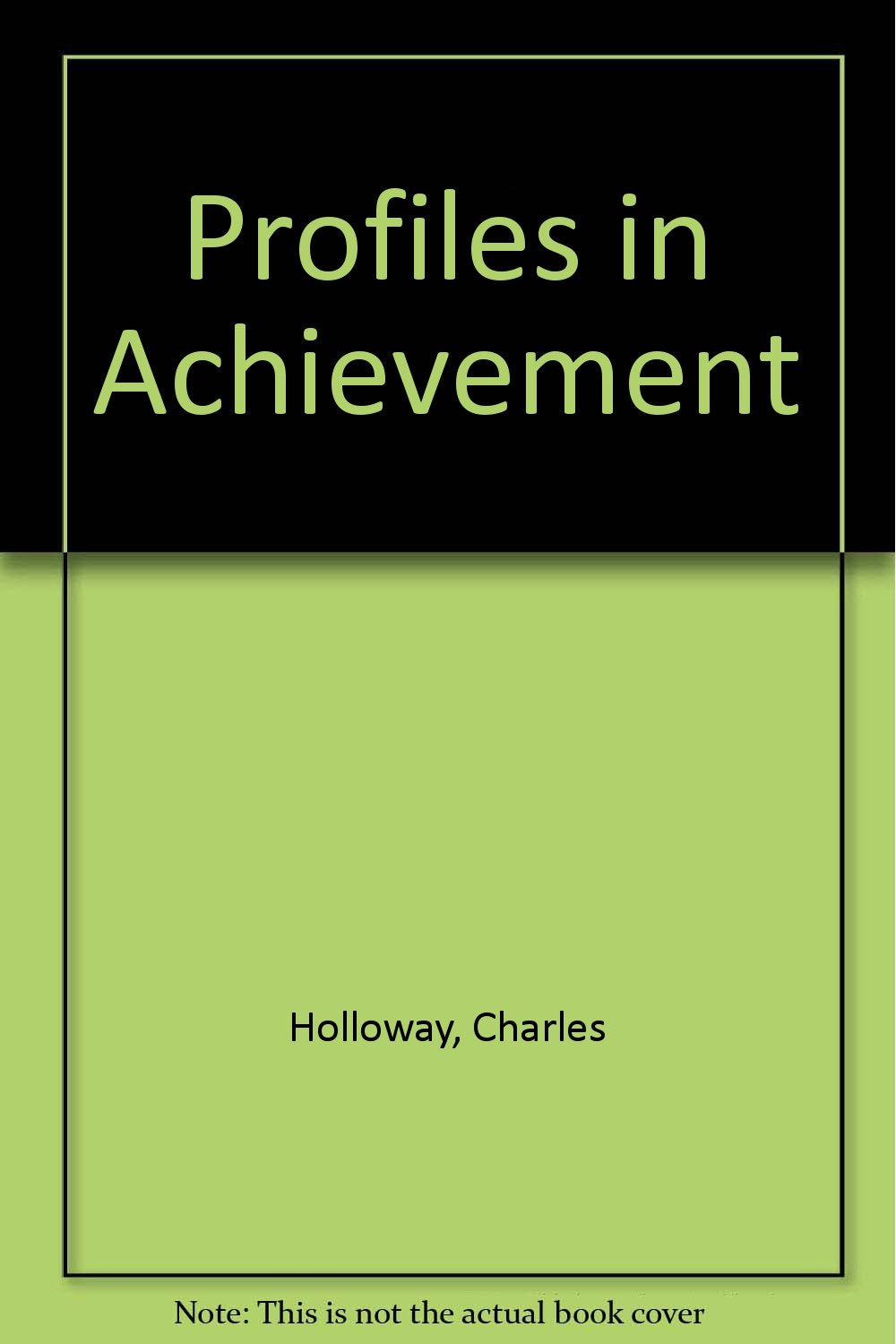 Profiles in Achievement,Used