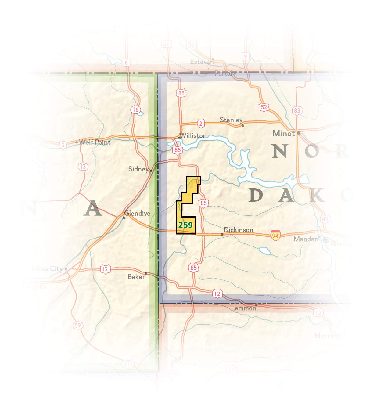 Theodore Roosevelt National Park Map (National Geographic Trails Illustrated Map, 259),Used