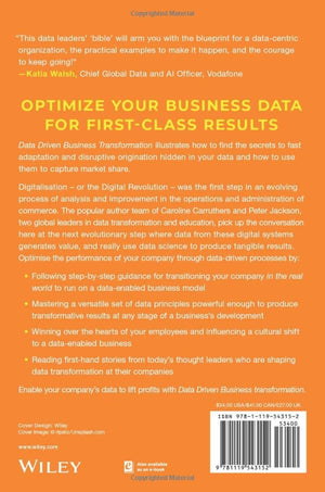 Data Driven Business Transformation: How To Disrupt, Innovate And Stay Ahead Of The Competition