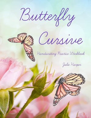 Butterfly Cursive Handwriting Practice Workbook,Used