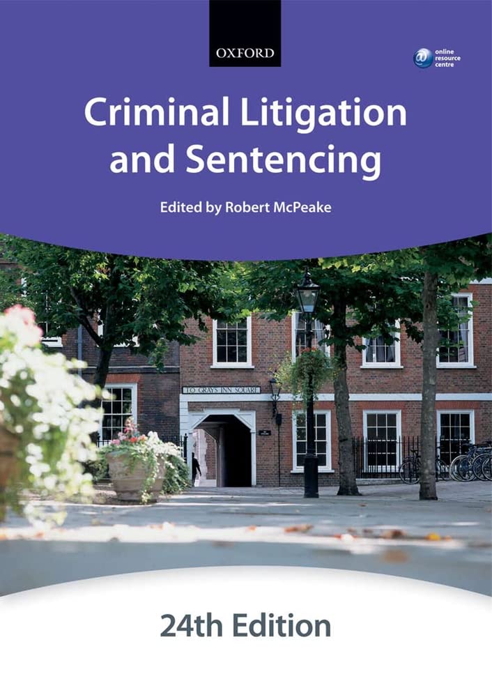 Criminal Litigation and Sentencing (Bar Manuals),Used