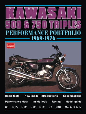 Kawasaki 500 & 750 Triples Performance Portfolio 19691976,Used