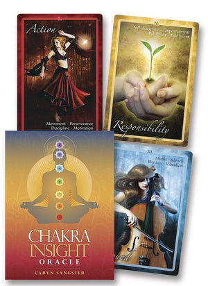 Chakra Insight Oracle: A Transformative 49Card Deck,Used