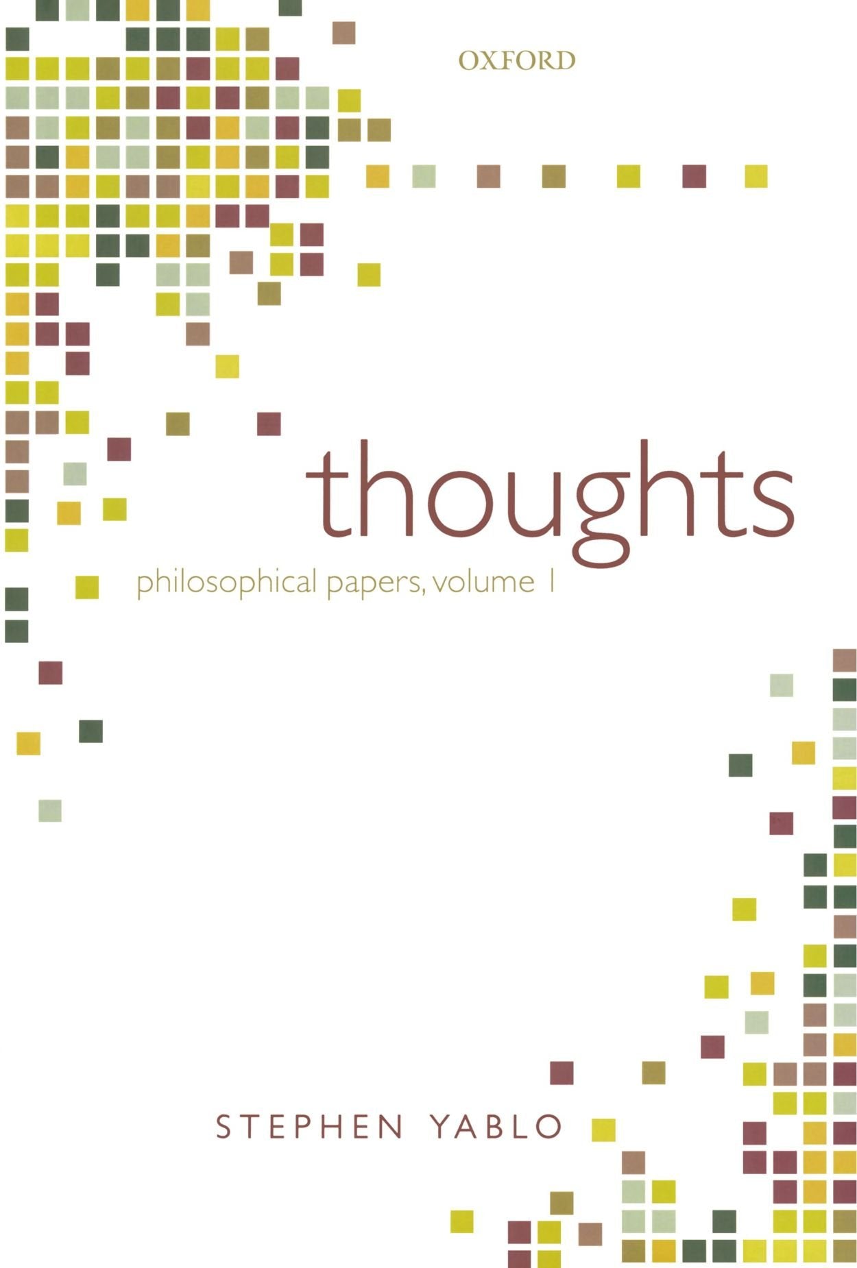 Thoughts: Papers on Mind, Meaning, and Modality,Used