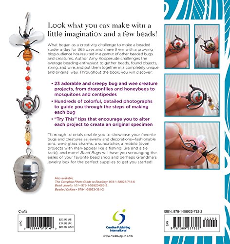 Bead Bugs: Cute, Creepy, and Quirky Projects to Make with Beads, Wire, and Fun Found Objects,Used