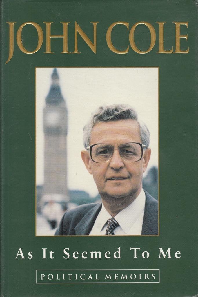 As it seemed to me: political memoirs,Used