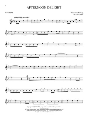 101 Popular Songs: for Tenor Sax,New