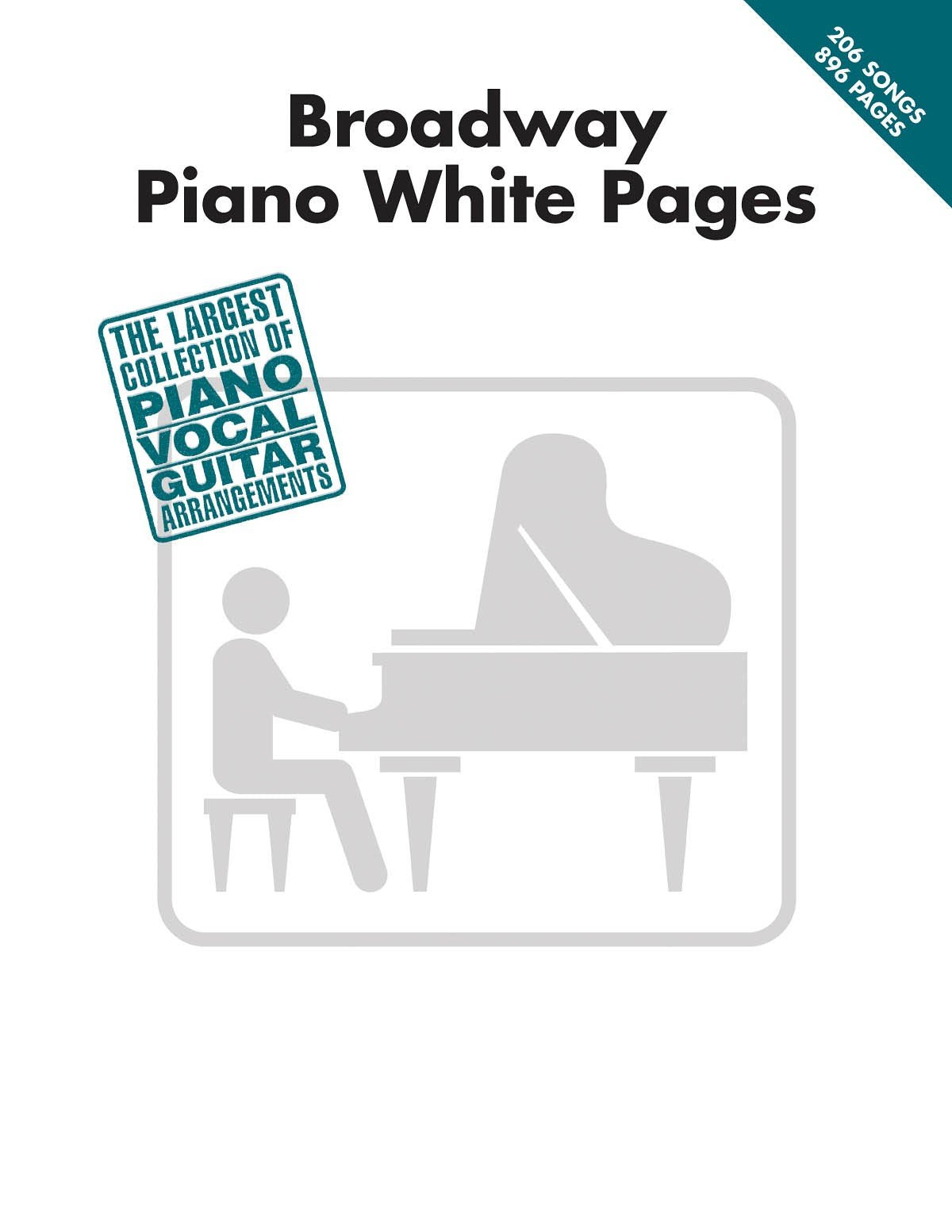 Broadway Piano White Pages,Used