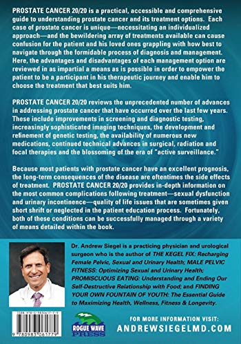 PROSTATE CANCER 20/20: A Practical Guide to Understanding Management Options for Patients and Their Families,Used