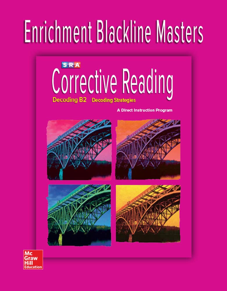 Corrective Reading Decoding Level B2, Enrichment Blackline Master (CORRECTIVE READING DECODING SERIES),Used