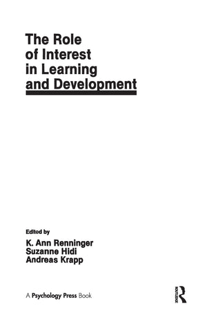The Role Of Interest In Learning And Development,Used