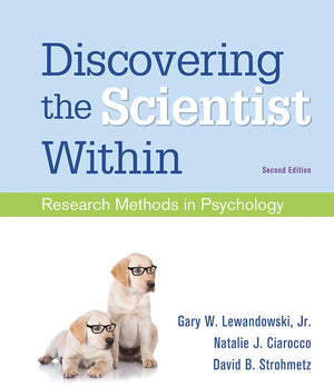 Discovering the Scientist Within: Research Methods in Psychology,Used