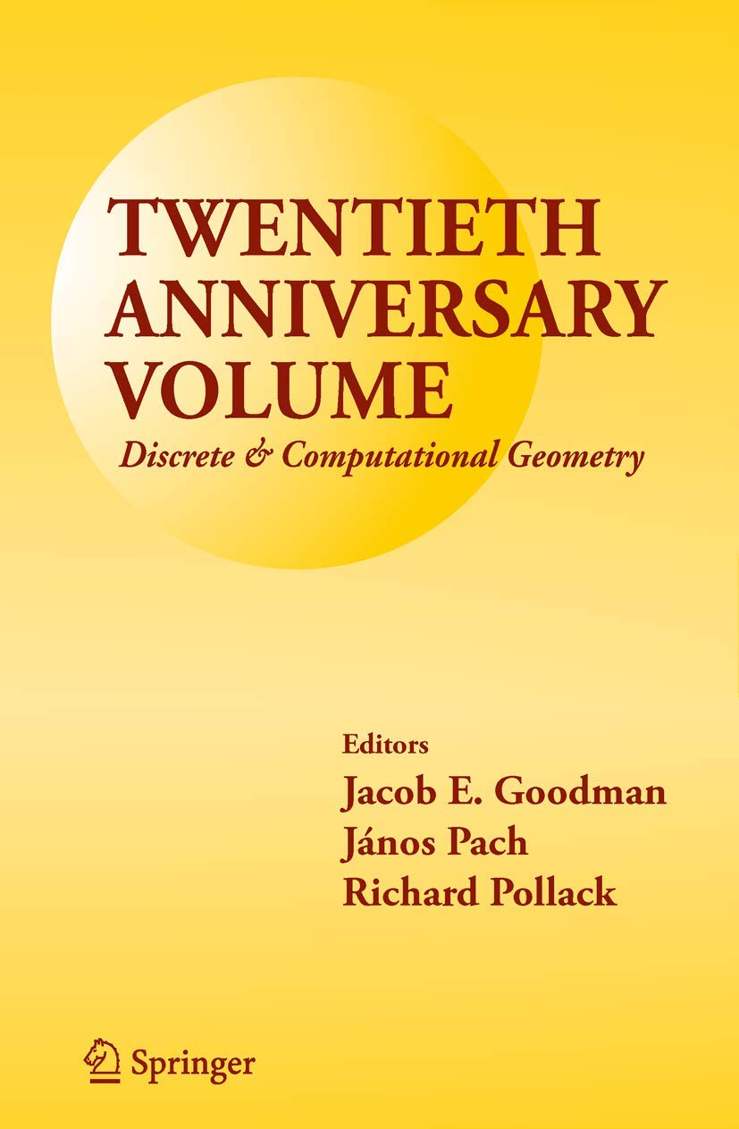 Twentieth Anniversary Volume: Discrete & Computational Geometry,Used