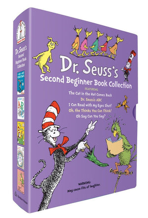Dr. Seuss'S Second Beginner Book Boxed Set Collection: The Cat In The Hat Comes Back; Dr. Seuss'S Abc; I Can Read With My Eyes S