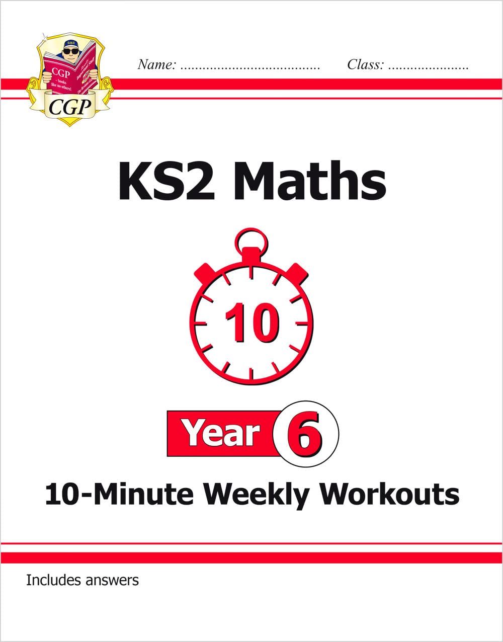 New KS2 Maths 10Minute Weekly Workouts  Year 6 (CGP KS2 Maths),Used