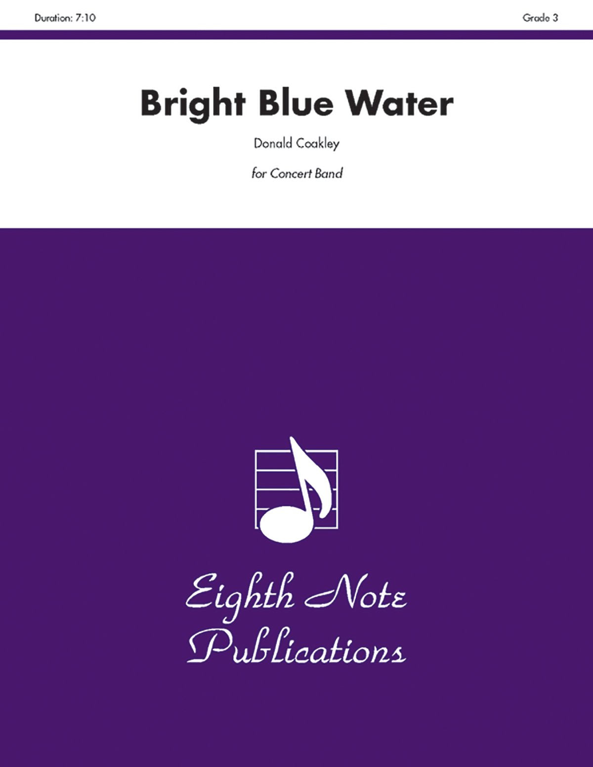 Bright Blue Water: Conductor Score & Parts (Eighth Note Publications),Used