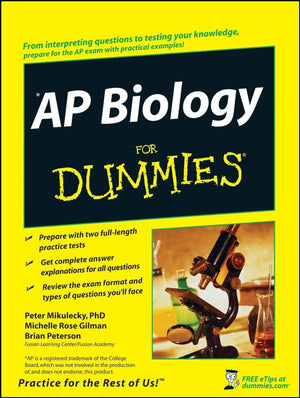 AP Biology For Dummies,Used