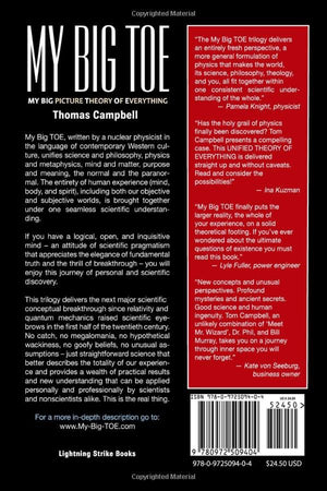 My Big Toe: Awakening: Book 1 Of A Trilogy Unifying Philosophy, Physics, And Metaphysics,New