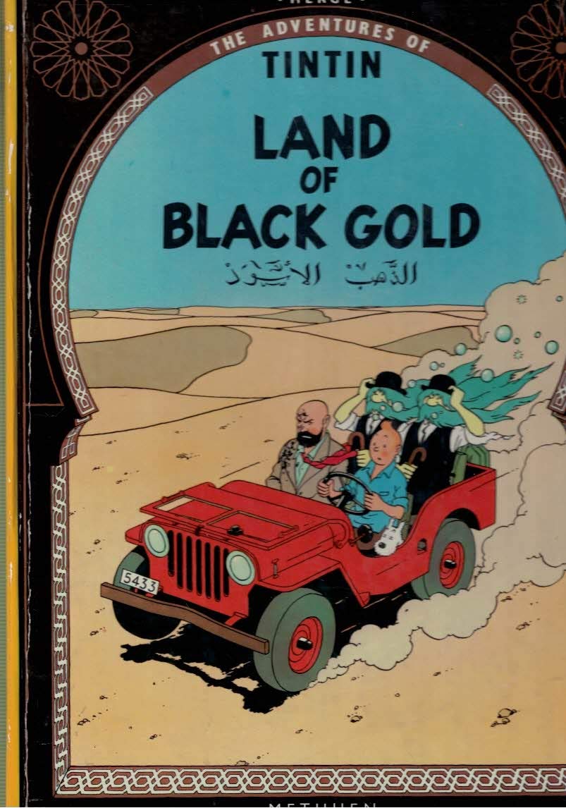 Tintin: Land Of Black Gold (English And French Edition)
