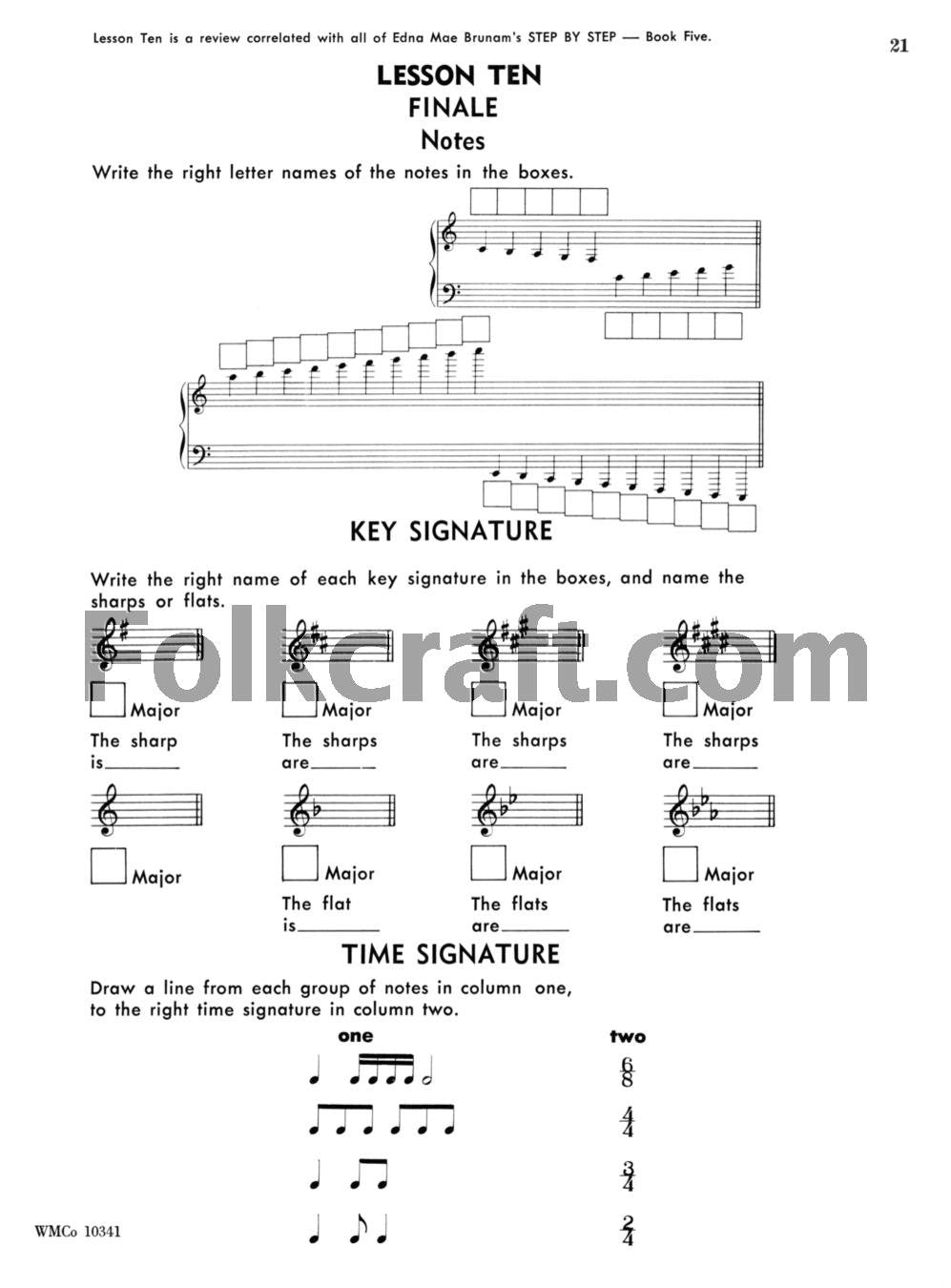 Write It Right  Book 5: Written Lessons Designed to Correlate Exactly with Edna Mae Burnam's Step by Step/Later Elementary,Used