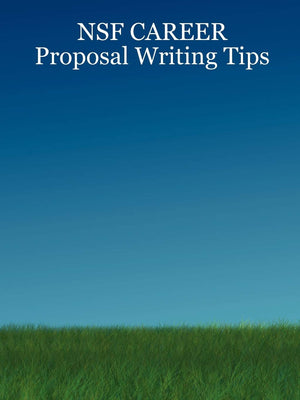 Nsf Career Proposal Writing Tips,New