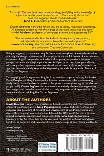 Citizen Engineer: A Handbook for Socially Responsible Engineering,Used