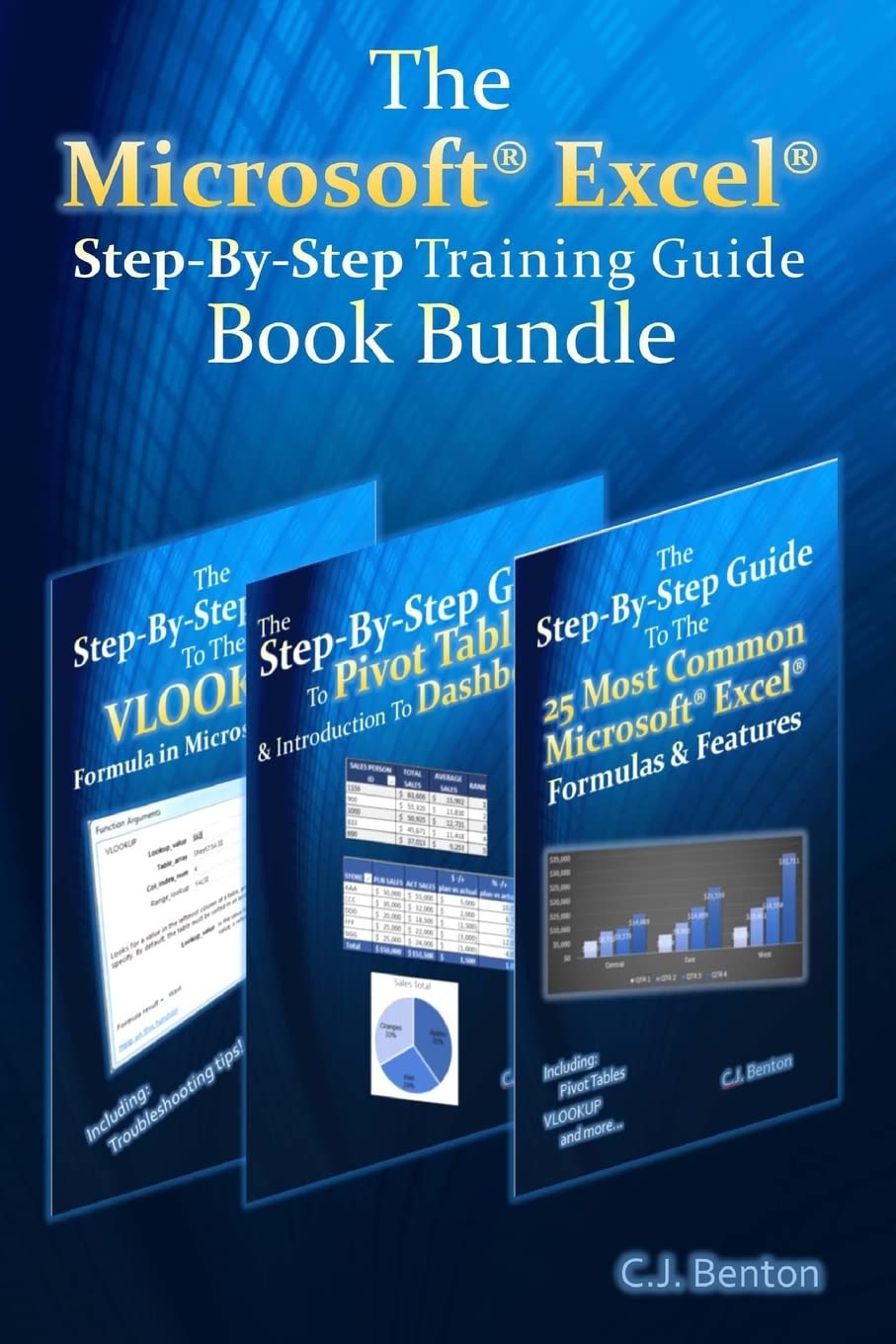 The Microsoft Excel StepByStep Training Guide Book Bundle (The Microsoft Excel StepByStep Training Guide Series),Used