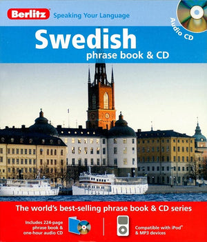 Berlitz Swedish Phrase Book & CD,Used