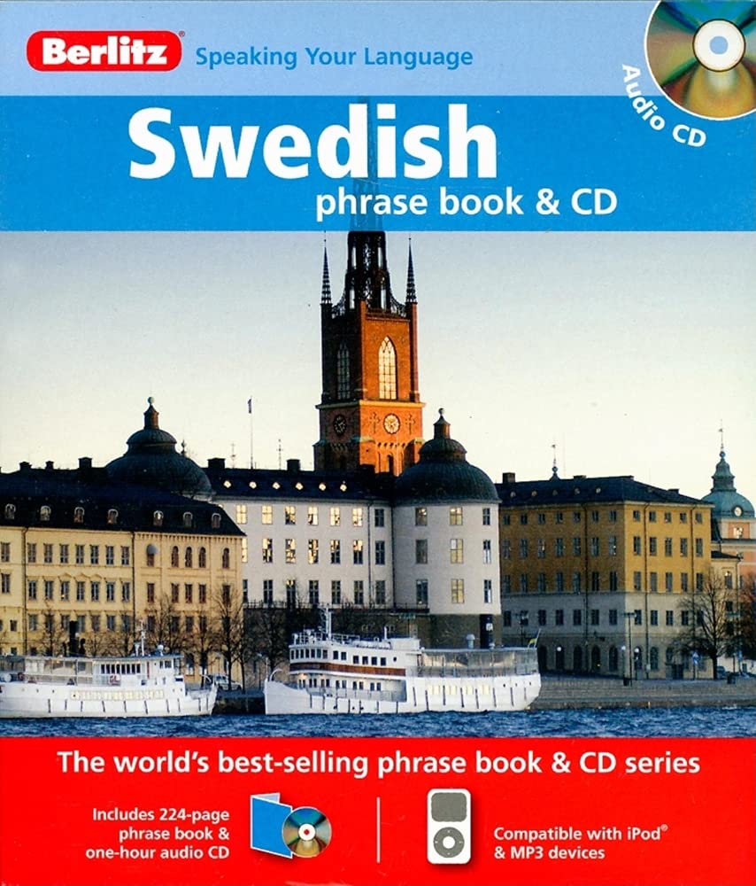 Berlitz Swedish Phrase Book & CD,Used