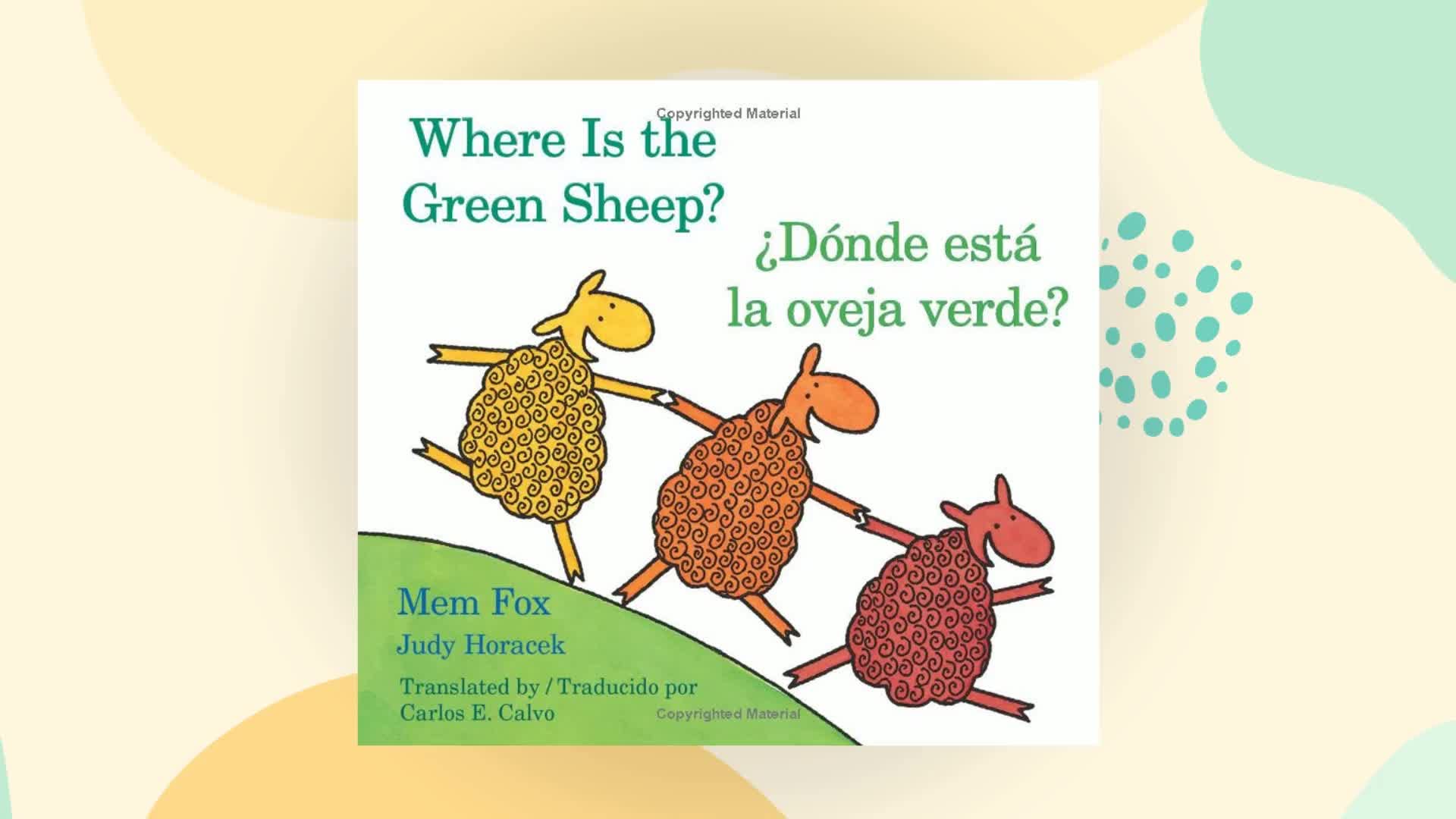 Where Is The Green Sheep? Board Book