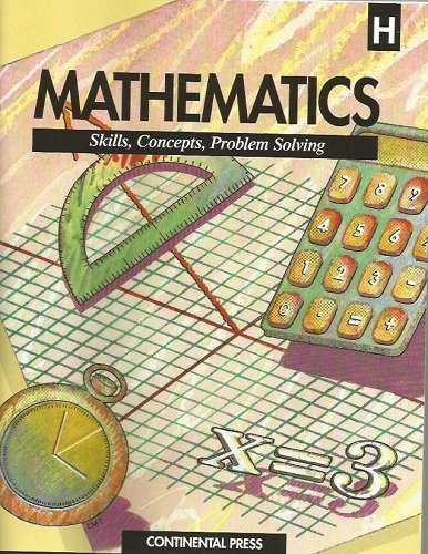 Mathematics Skills, Concepts, Problem Solving 