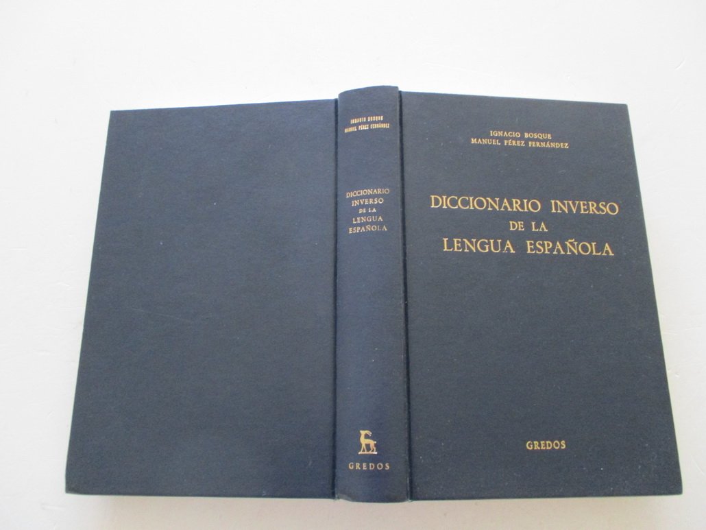 Diccionario Inverso Lengua Espaola,New