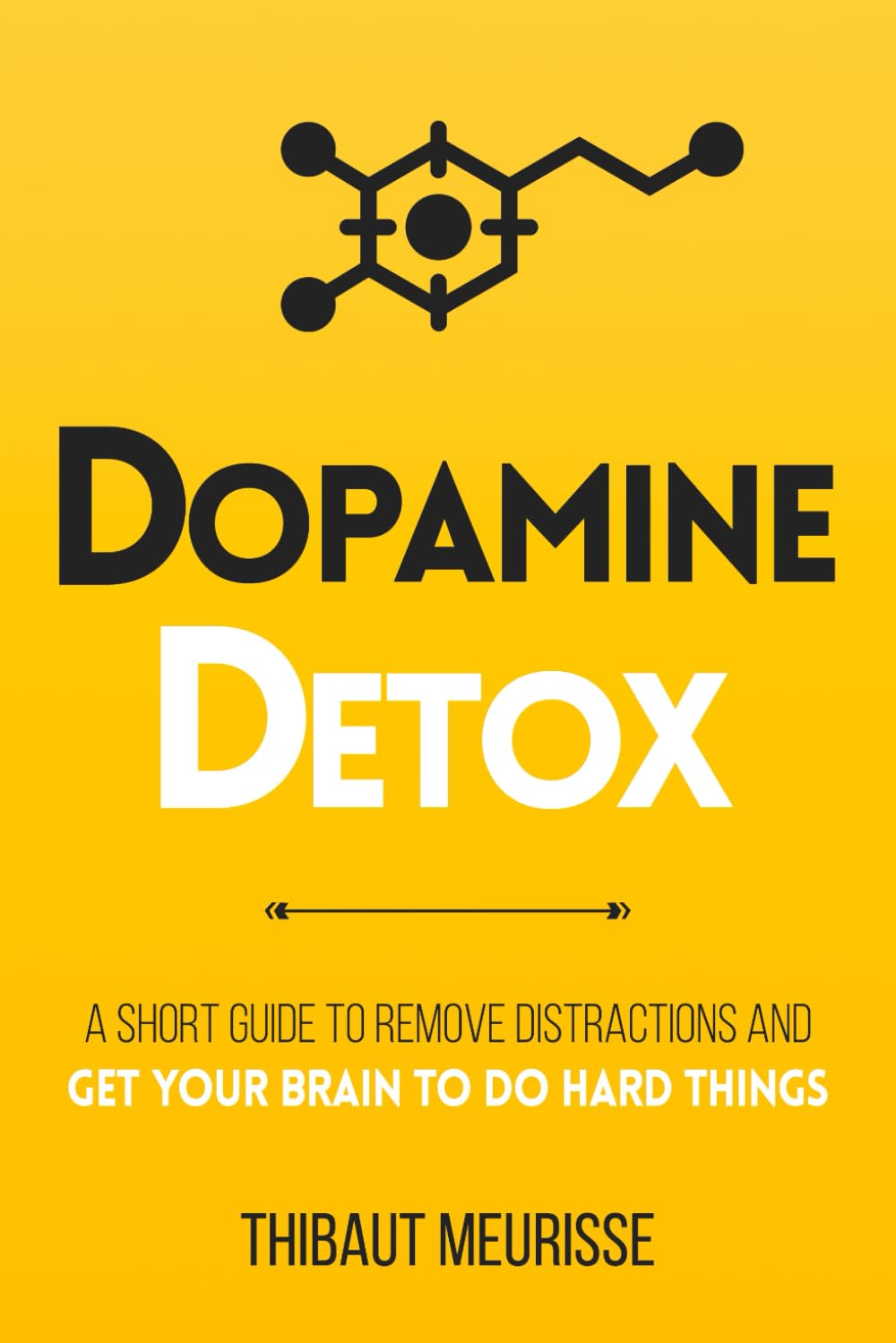 Dopamine Detox: A Short Guide to Remove Distractions and Get Your Brain to Do Hard Things (Productivity Series),Used