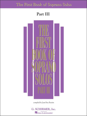 First Book Of Soprano Solos  Part Iii,New