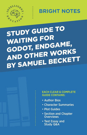 Study Guide to Waiting for Godot, Endgame, and Other Works by Samuel Beckett (Bright Notes),Used
