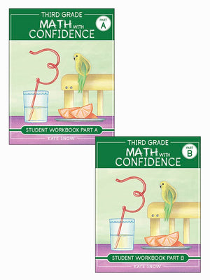 Third Grade Math With Confidence Student Workbook Bundle,Used
