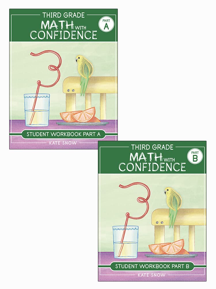 Third Grade Math With Confidence Student Workbook Bundle,Used