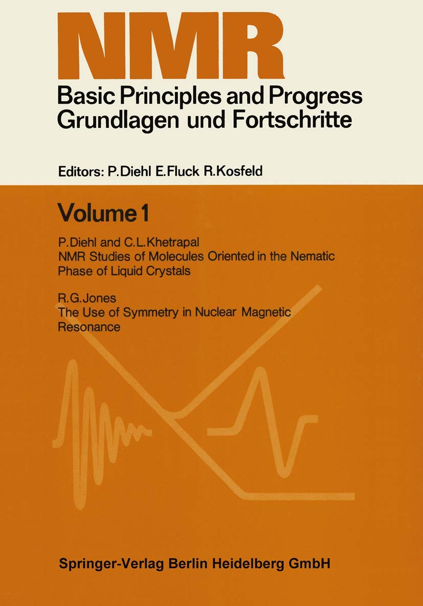 NMR Basic Principles and Progress. Grundlagen und Fortschritte (NMR Basic Principles and Progress, 1),Used
