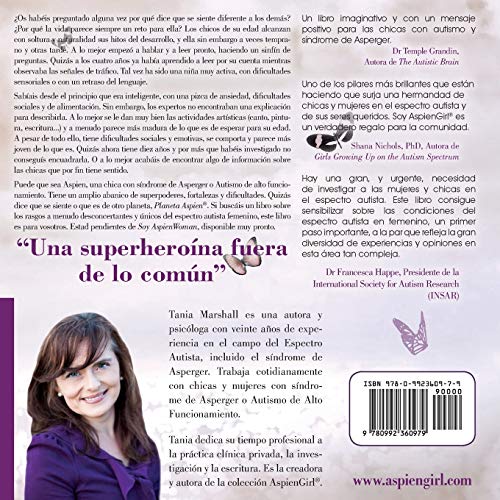 SOY AspienGirl: Las caractersticas, rasgos y talentos nicos de las nias y mujeres en el Espectro Autista (Spanish Edition),Used