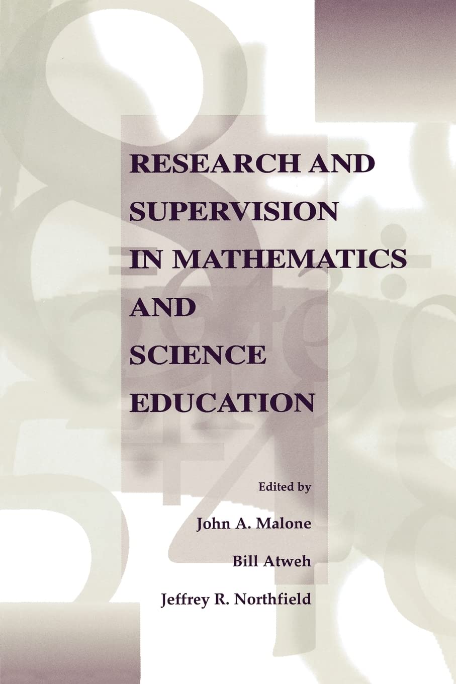 Research and Supervision in Mathematics and Science Education,Used